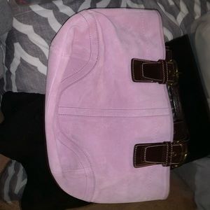 Coach suede bag